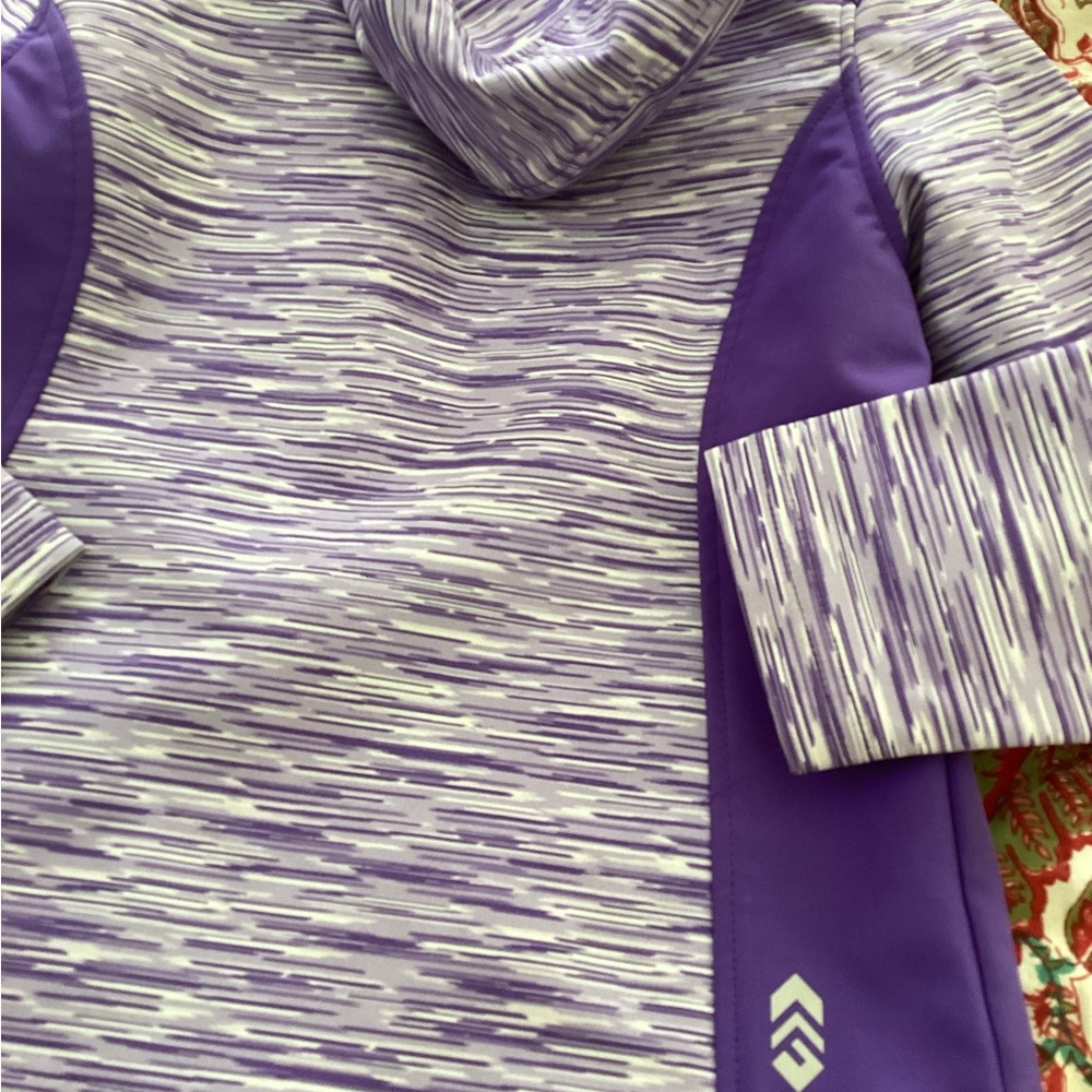 Free Country Purple Striped Kids Raincoat ( NWOT) - Picture 13 of 14